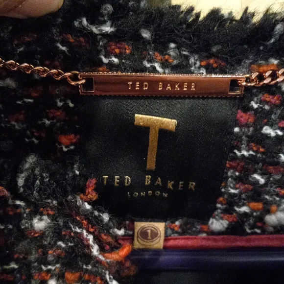 COPY - Ted Baker London tweed jacket sz 4 - Picture 2 of 6